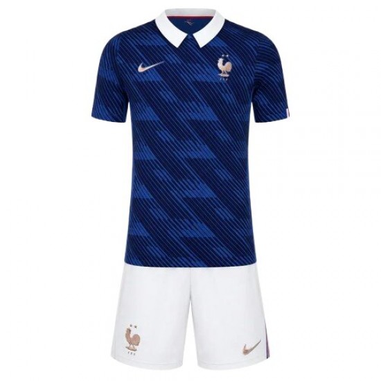 France Home World Cup 2026 kids Jersey plus Short